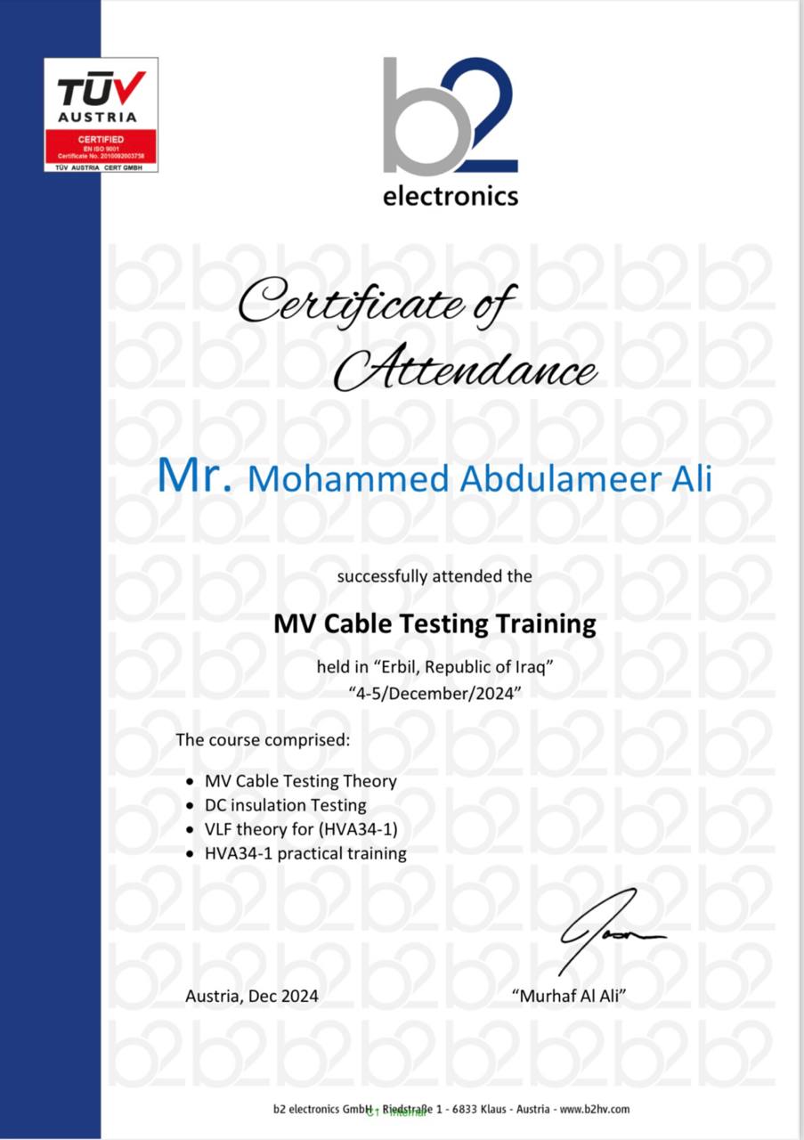 VLF Training to Civi Land Team by b2 Electronics Co.