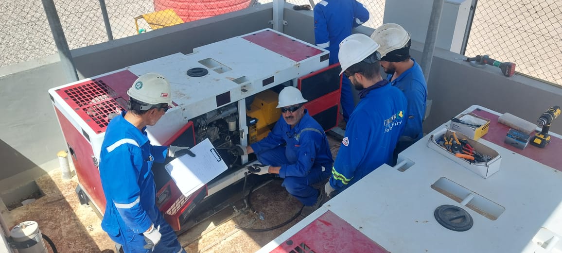 Inspection  and cabling works for generators at BGC BNGL OPF1  & OPF2