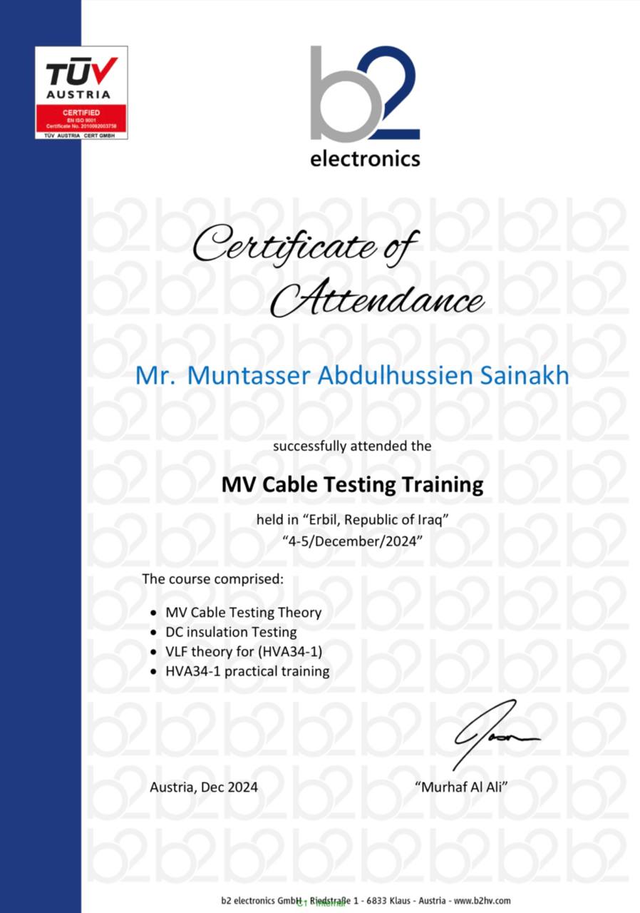 VLF Training to Civi Land Team by b2 Electronics Co.
