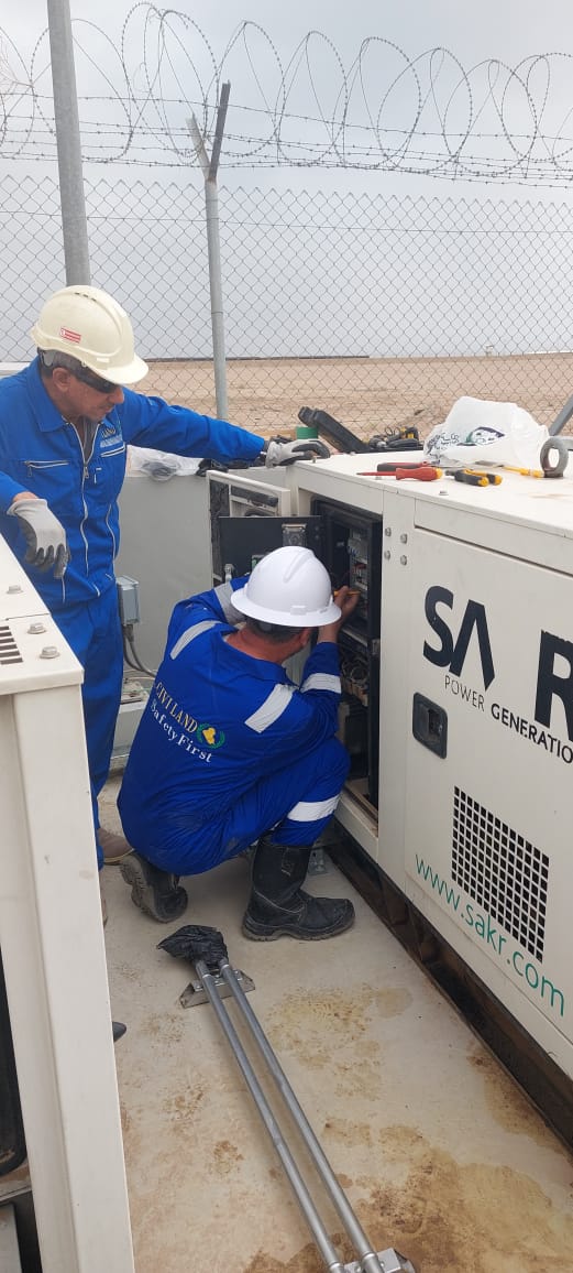 Inspection  and cabling works for generators at BGC BNGL OPF1  & OPF2