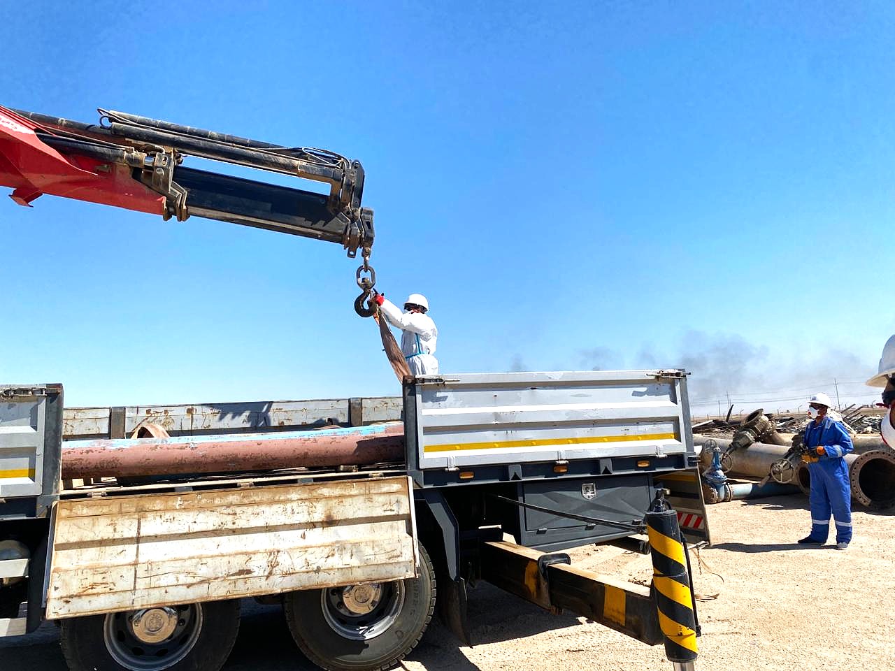 Transportation of the NORM by our team working on ( RWC ) project