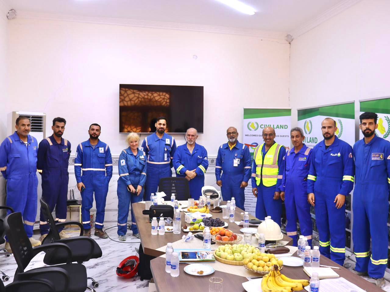 Basra Gas Company Team Visits Civi Land Company’s Hazardous Chemical Waste Treatment Center